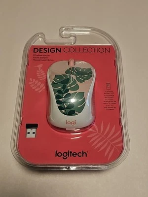 Logitech M317C Design Collection Limited Edition Wireless Mouse Tropical Pink - Image 1 of 2
