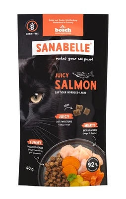 Vorteilspack — SANABELLE JUICY LACHS GETREIDEFREI - 5 x 800 g - Bild 1 von 2