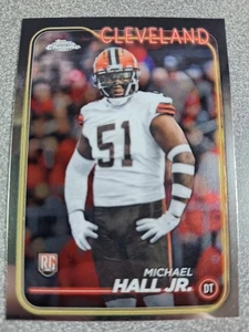 2024 Topps Chrome - Rookies Michael Hall Jr. #268 (RC) U250 - Bild 1 von 2