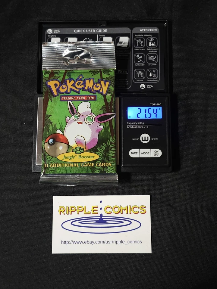 Бустер Pokémon Jungle тяжелый 21,54 г неограниченный выпуск в заводской упаковке  - Изображение 1 из 1