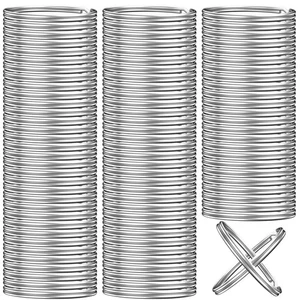 100 Stück Schlüsselringe Großpackung, geteilte Schlüsselringe, Schlüsselanhänger Ringe und Handwerk 1 Zoll 25 mm - Bild 1 von 7