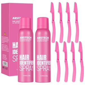Hair Identifier Spray for Face Shaving Dermaplaning Tool 2 Pack Skin Body Der... - Picture 1 of 7