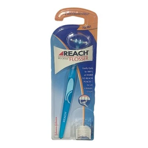 Reach Access lila Zahnseide mit Einweg 8 Snap on Zahnseide Köpfe ~ Neu - Bild 1 von 3