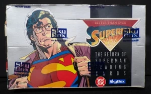 Skybox Return of Superman 1993 caja sellada de fábrica - 36 paquetes con 8 cartas/paquete - Imagen 1 de 6