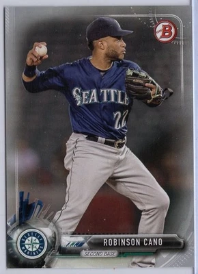 Bowman Silver #74 Robinson Cano 2017 #'d 408/499 Foto 1 de 2