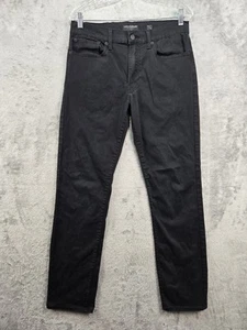 Lucky Brand 121 Slim Straight Pants Jeans Men's 32x32 Black Denim Stretch Preppy - Picture 1 of 23
