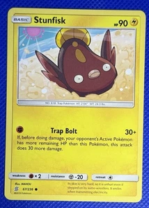 2019 Pokemon Stunfisk #67/236 Sun & Moon Unified Minds - Picture 1 of 2
