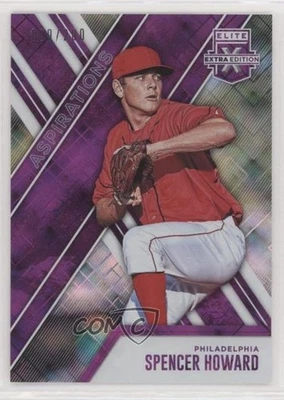 2017 Panini Elite Extra Edition Aspirations Purple /200 Spencer Howard #45 - Image 1 of 2