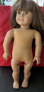 American Girl Doll 1996 Pleasant Co 18” Brown Hair Blue Eyes That Close - Picture 1 of 3