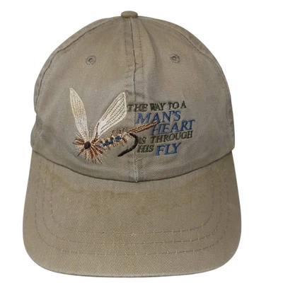 El Camino al Corazón de un Hombre Is Through His Fly Sombrero Deslizable Marrón Talla Única Foto 1 de 4