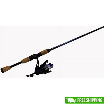 Combo de carrete de caña de pescar Crappie 6'6" medio ligero giratorio equipo duradero nuevo Foto 1 de 4