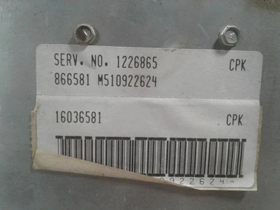 Engine ECM Electronic Control Module 6-173 2.8L 2BC Fits 85-86 6000 1327723 - Image 1 of 3