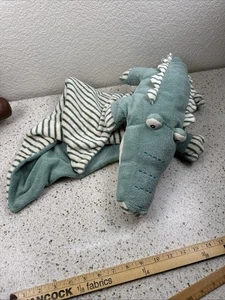 Aurora Baby Plüsch Alligator Lovey Spielzeug und Sicherheitsdecke 2017 2 Stück grün - Bild 1 von 17