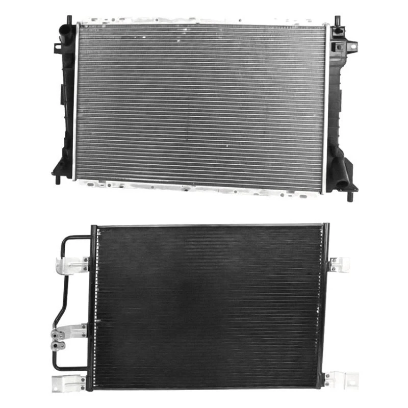 For Lincoln Town Car 1998-2002 Replacement BNDL-476937 Radiator & Condenser Kit Foto 1 de 1