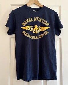 Vintage Marine Luftfahrt Pensacola T-Shirt Gildan Baumwolle Größe Small - Bild 1 von 5
