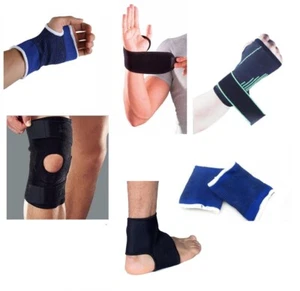 Sport Gym Fitness Ankle Elbow Palm Knee Wrist Orthopedic Support for Men Women - Picture 1 of 18