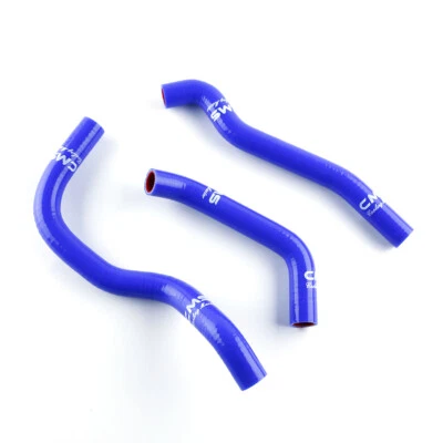 Blue Silicone Radiator Coolant Hose Kit for 1987-2007 Kawasaki KLR650 KLR 650 Foto 1 de 4