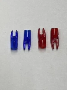 PNA Closeout PIN NOCKS Flo Red, Flu Blue - Picture 1 of 2