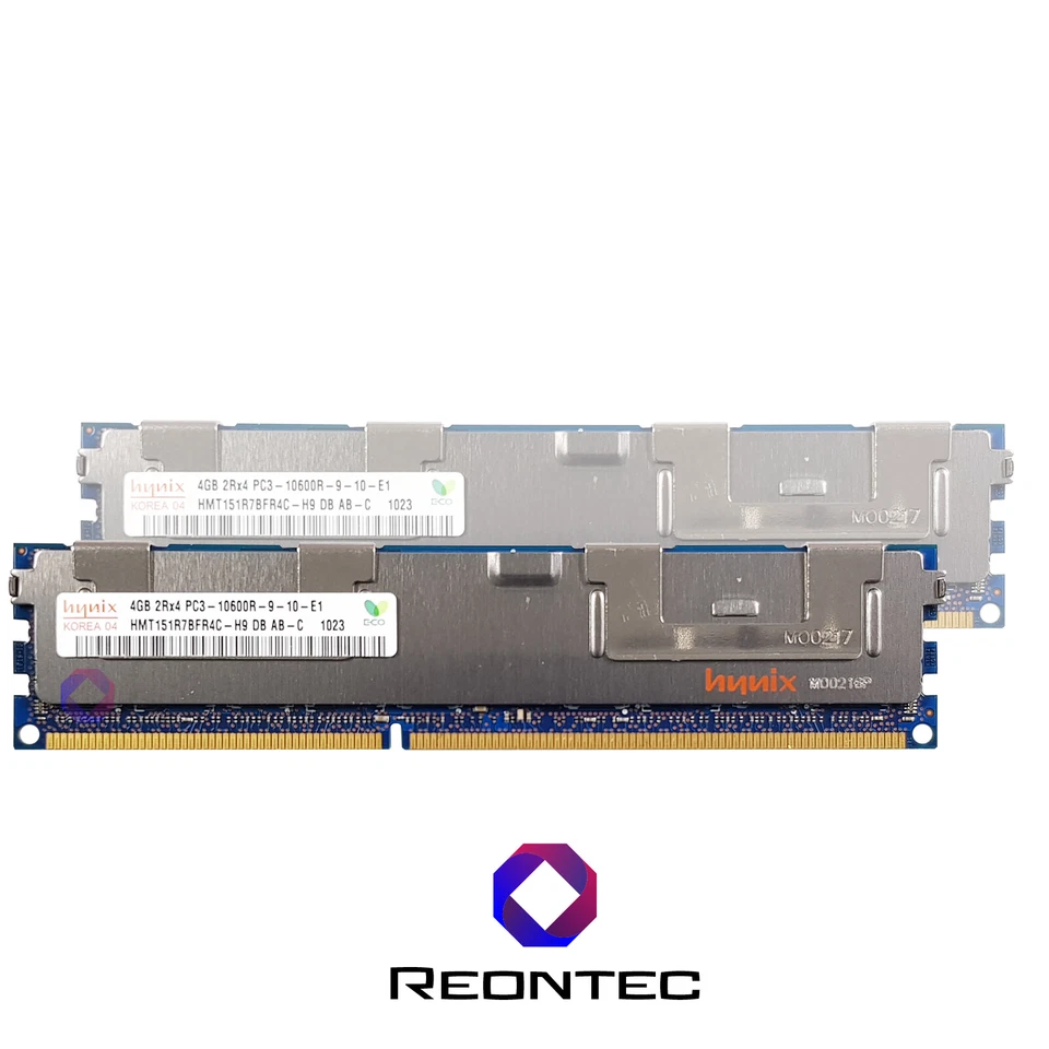 4GB SERVER RAM Hynix PC3 - 10600R DDR3 HMT151R7BFR4C-H9 2Rx4 - Immagine 1 di 1