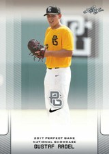 GUSTAF RADEL 2017 LEAF "1ST EVER PRINTED" PERFECT GAME ROOKIE CARD! 