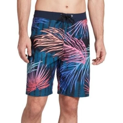 Hurley Boardshorts Para Hombre Talla 32 Hawaiano 20" Tropical Beach Resort Bolsillo NUEVO Foto 1 de 4