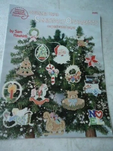 American School of Needlework Christmas Ornaments in Counted Beads on Perforated - Picture 1 of 3