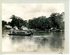 Cambodge Poste Douanier Vintage Silver Print Tirage Argentique 8X11 C