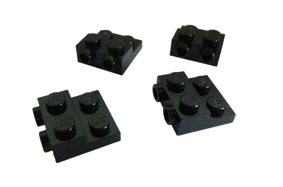 4 x LEGO® 99206 System,Snoter °Konverter,Platte,Winkelplatte°2x2x2/3 schwarz Neu - Bild 1 von 1