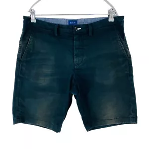 Gant Herren schwarz entspannte Passform Chinoshorts Größe W33 - Bild 1 von 9