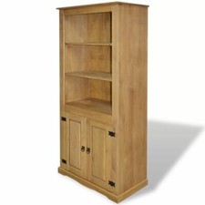 vidaXL Credenza Legno Messicano Corona Range 80x40x170 cm Baule Madia Ripiani