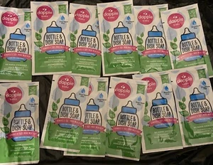 Dapple Baby 6 Ct Samplers 0.45 Fl Oz 13.3 Ml Fragrance Free Bottle & Dish Soap - Picture 1 of 3