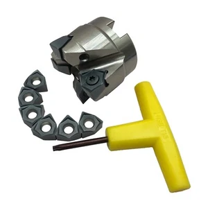 MFWN90 50-22 4Flute 50mm indexable face milling cutter +WNMU080608EN-GM ZM1125 - Picture 1 of 12