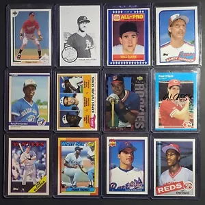 1980s & 90s Vintage Baseball HOF & Superstar Rookie LOT Pudge McGwire Raines RC - Picture 1 of 7