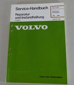Manual De Taller Electricidad / Esquemas Eléctricos Volvo 240 Año 1990 - Imagen 1 de 1