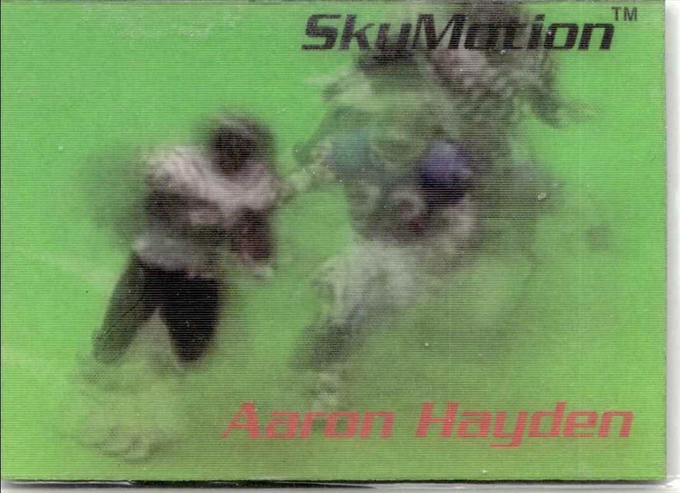 1996 SKYBOX SKYMOTION AARON HAYDEN RC SAN DEIGO CHARGERS #SM23 - Image 1 of 2