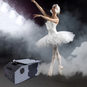 Macchina Nebbia Fumo 1500W Bassa Sdraia DMX DJ Stage Effetto Nebulizzatore con Telecomando - Foto 1 di 17