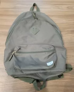 Toms Backpack Unisex Khaki Green Backpack, Carpe Diem, Full Size Backpack, EUC - Picture 1 of 4