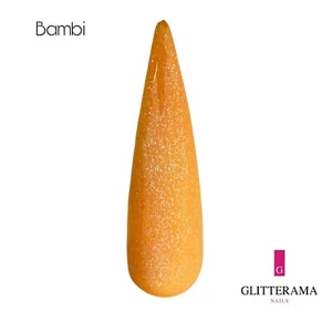 BAMBI Glitterama Uñas Polvos Acrílicos Colores Brillo Naranja Pastel Brillo - Imagen 1 de 1