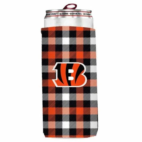 Cincinnati Bengals Slim Can Cooler, NFL Coozie Koozie Coolie Cover