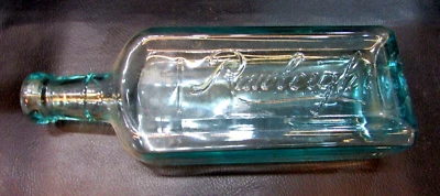 Botella Extracto Antigua Primitiva Antigua Rawleigh's EE. UU. Estilo Corcho Vidrio Verde Foto 1 de 4