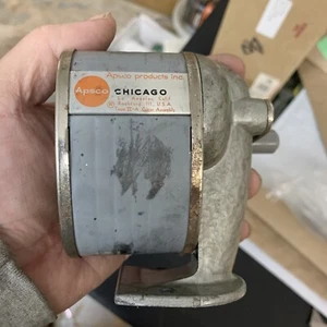 Vintage Chicago Apsco Pencil Sharpener Type 2A Crank Wall / Desk Mount Metal USA - Picture 1 of 6