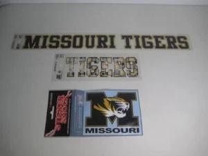 NEU SET - 3 Missouri Tigers Aufkleber Sticker Emblem Auto Home University abnehmbar - Bild 1 von 8