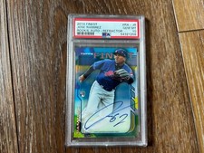Jose Ramirez 2014 Topps Finest Refractor Rookie Auto RC PSA 10 GEM MINT