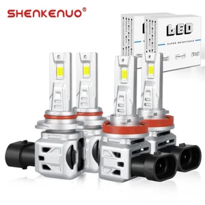 4X LED Headlight Kit High Low Beam 6000K Bulbs For Toyota Camry 2007 2008-2015 - Picture 1 of 13