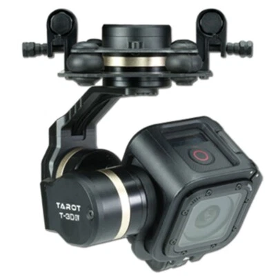 Tarocchi GOPRO T-3D IV 3 assi HERO4 SESSION fotocamera gimbal PTZ per quadricottero FPV taglia - Immagine 1 di 4