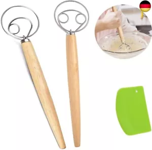 Ancuioyz Brotteigmischer, Holländischer Schneebesen, Dänischer Teigkneter, D - Bild 1 von 6
