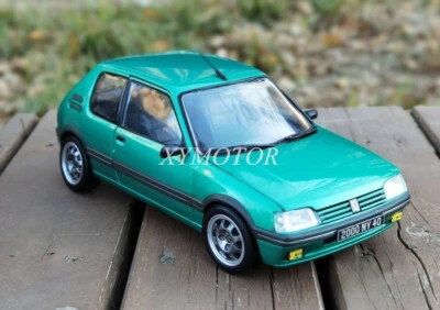 Norev 1:18 Peugeot 205 1990 Diecast Modelo Coche Juguetes Hobby Regalo Colección Verde Foto 1 de 4