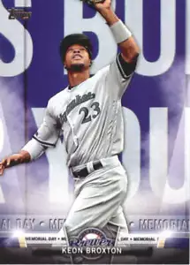 Keon Broxton 2018 Topps Topps Salute #TS-56 Brewers ID:21263 - Picture 1 of 2