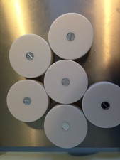 FLOS mini button : diffuseurs de polycarbonate opalin pour applique plafonnier