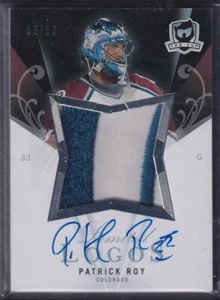 PATRICK ROY - 2007 The Cup Limited Logos Auto Patch #LL-PR, /50 - Picture 1 of 2